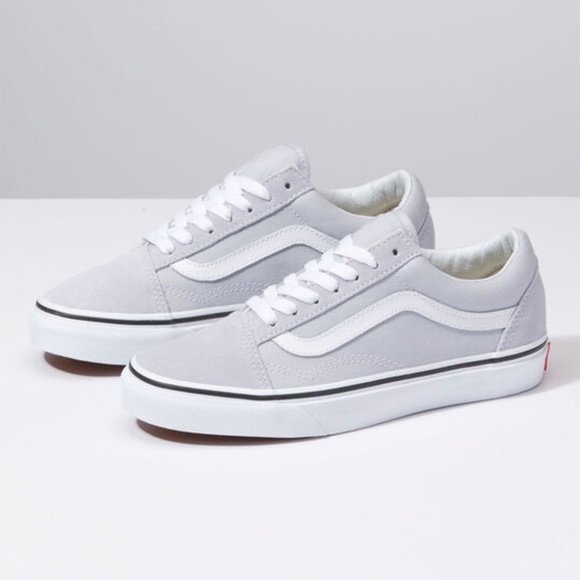 Vans Shoes - NIB Authentic VANS Old Skool Low Top Canvas Shoes Grey Dawn/True White - Sz 8